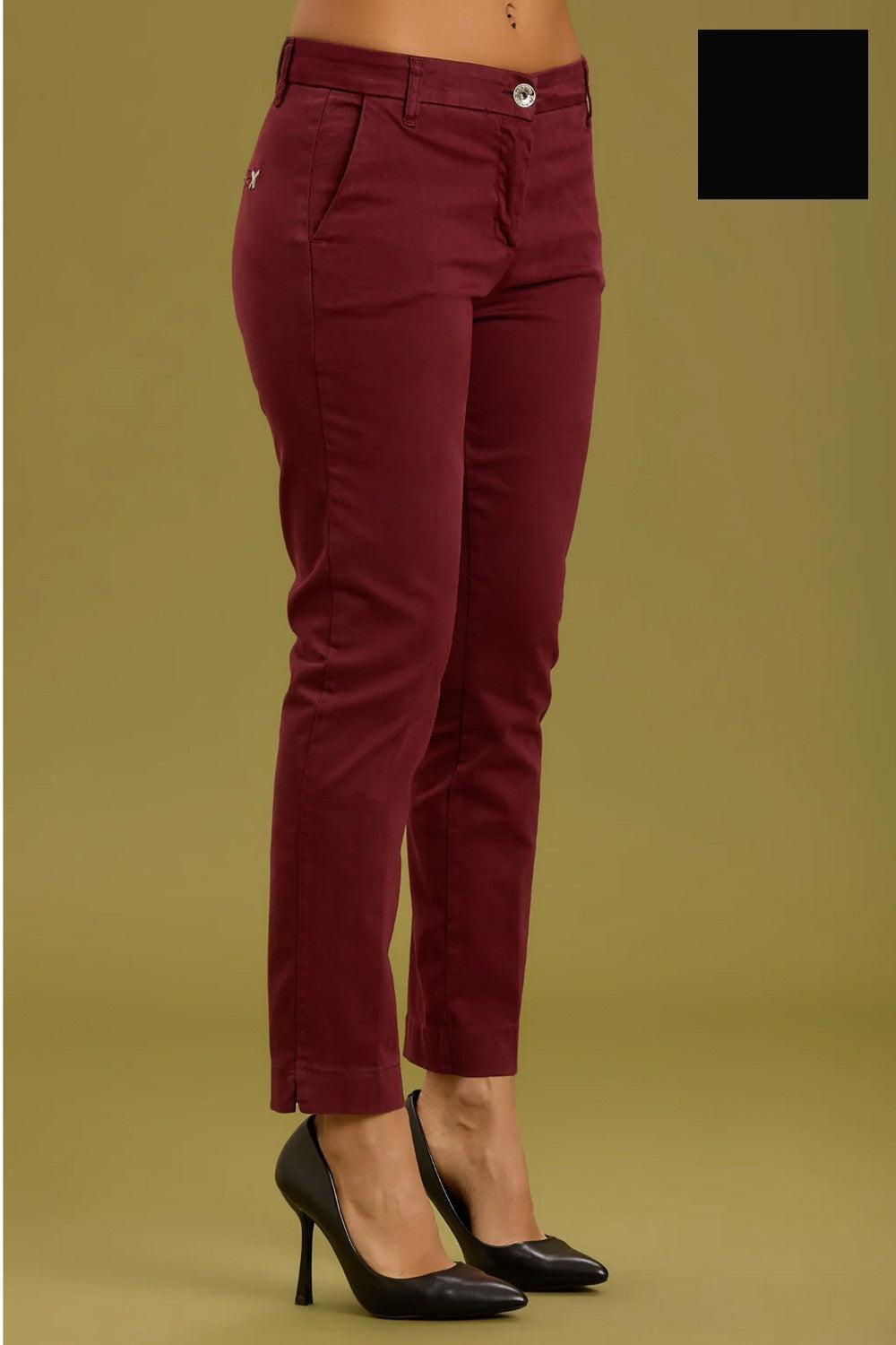 Take two - pantalone marisa raso dt01207 nero