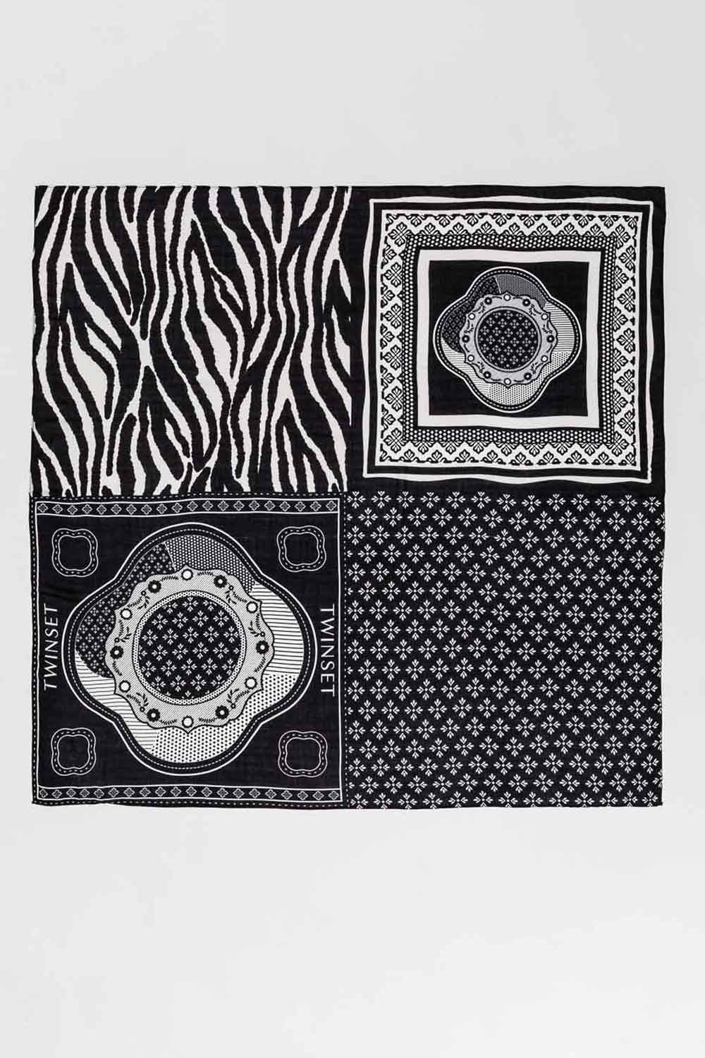 Twinset - kefia bic. nero/off white 252li4bff 02714