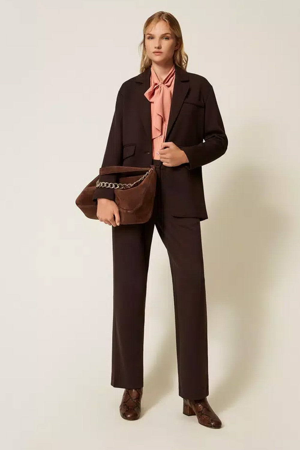 Twinset - blazer black chocolate 252li2laa 11054