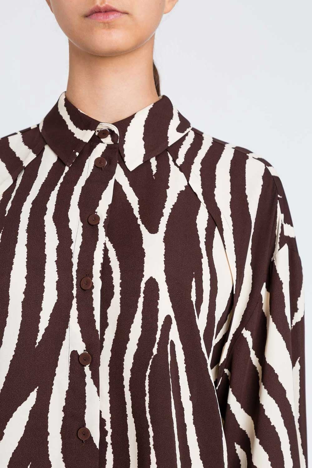 Twinset - camicia zebra print 252li2sbb 12668