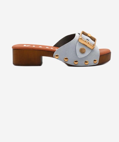 Kianid - zoccolo monofascia castro suede knd01070 v3 light paradise