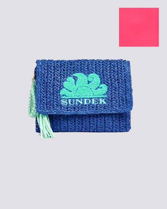 Gabi - pochette in paper straw aw022abpa100 a7000 pitaya