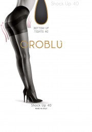 Collant shock up 40 ambre