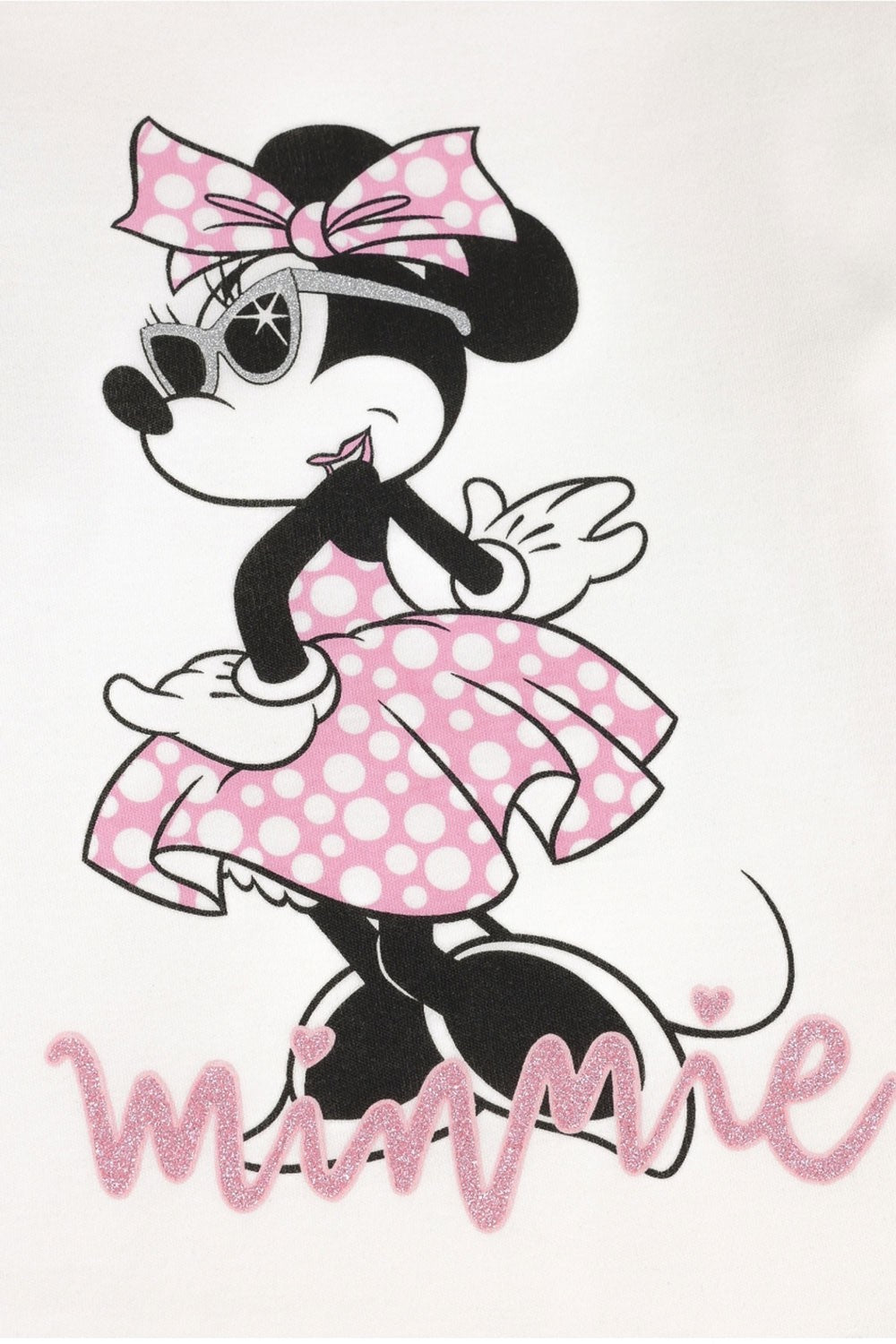 Disney- pigiama tween chic minnie  62274 ecru