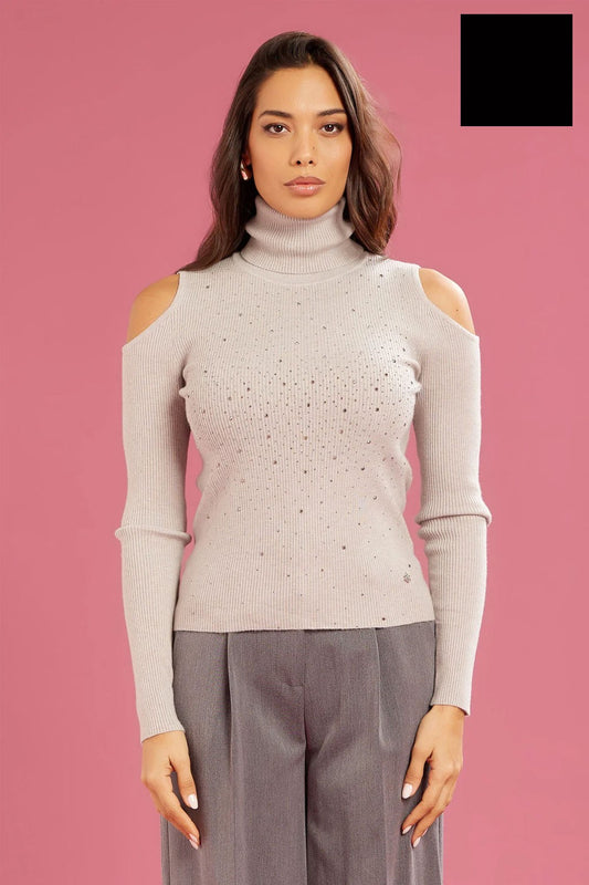 Fresh flower - dolcevita applicaz. omeri scoperti ff686 nero