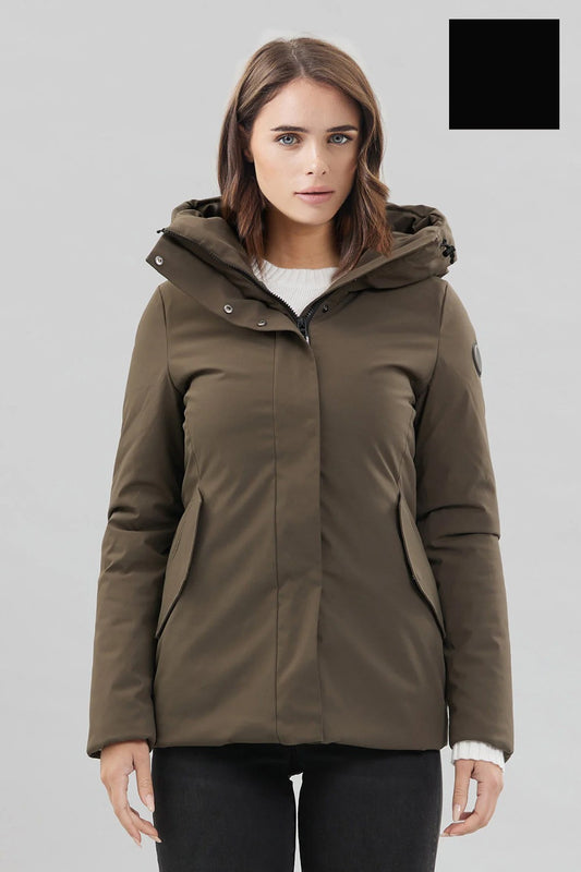 Take two - giubbino corto in softshell dt00806 nero