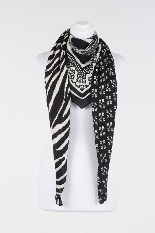 Twinset - kefia bic. nero/off white 252li4bff 02714