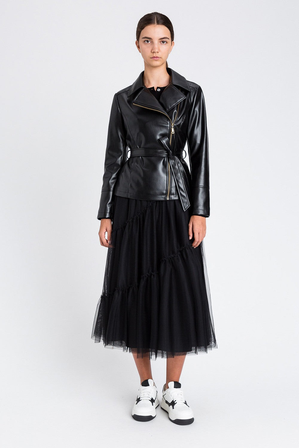 Twinset - chiodo nero 252li2fcc 00006