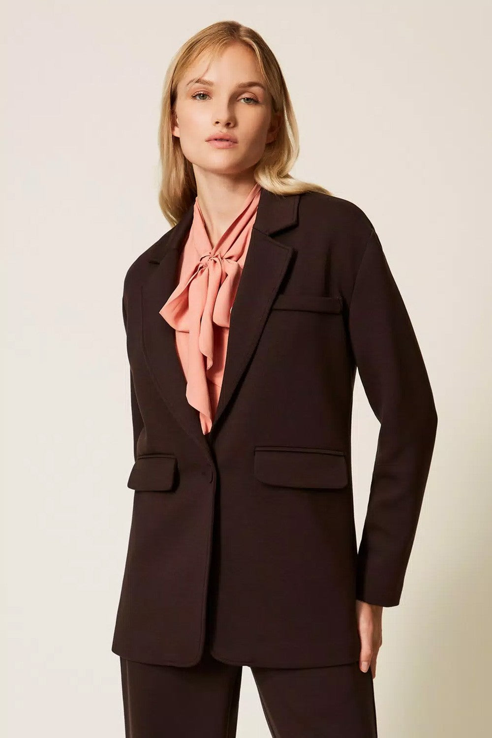 Twinset - blazer black chocolate 252li2laa 11054