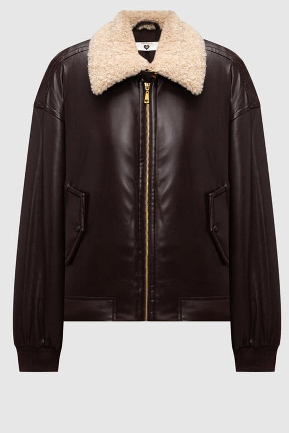 Twinset - bomber black chocolate 252li2fbb 11054