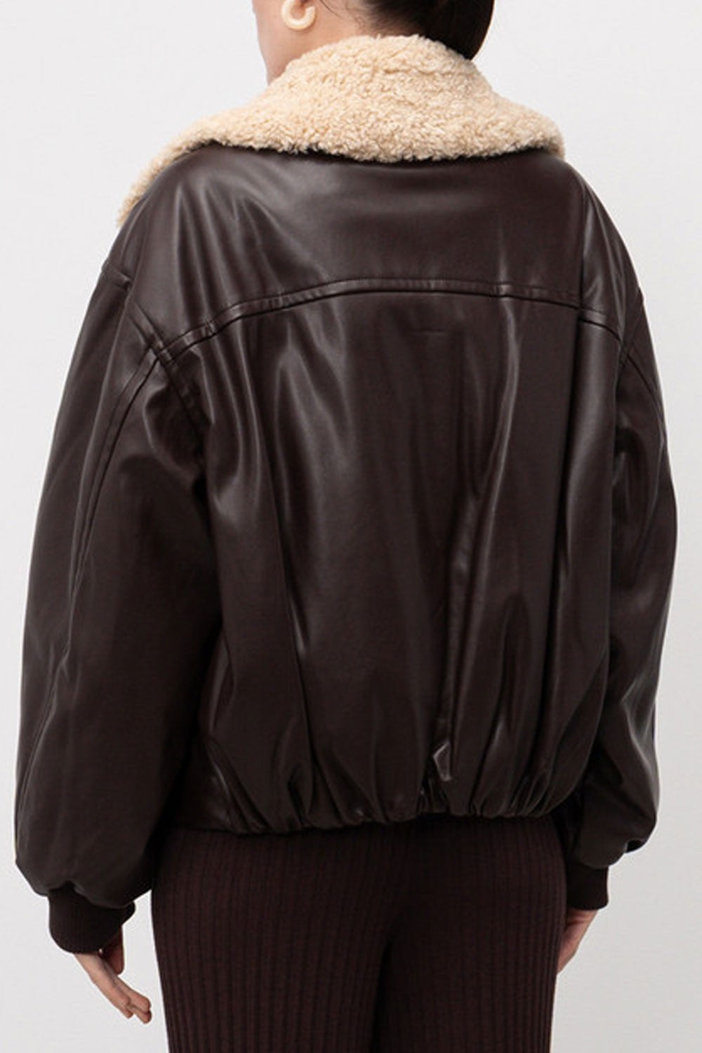 Twinset - bomber black chocolate 252li2fbb 11054