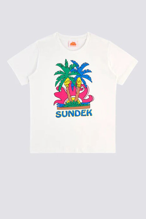 Sundek - T-shirt Stampa Sundek ISLAND