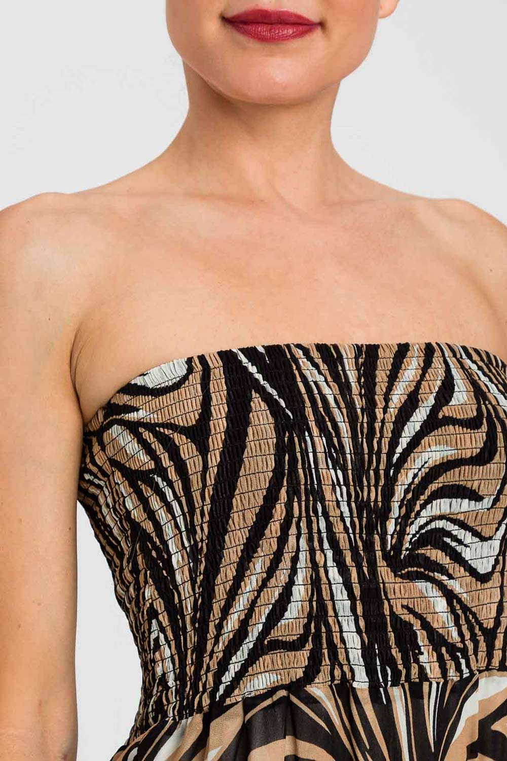 TwinSet - Abito Gonna St. Zebra