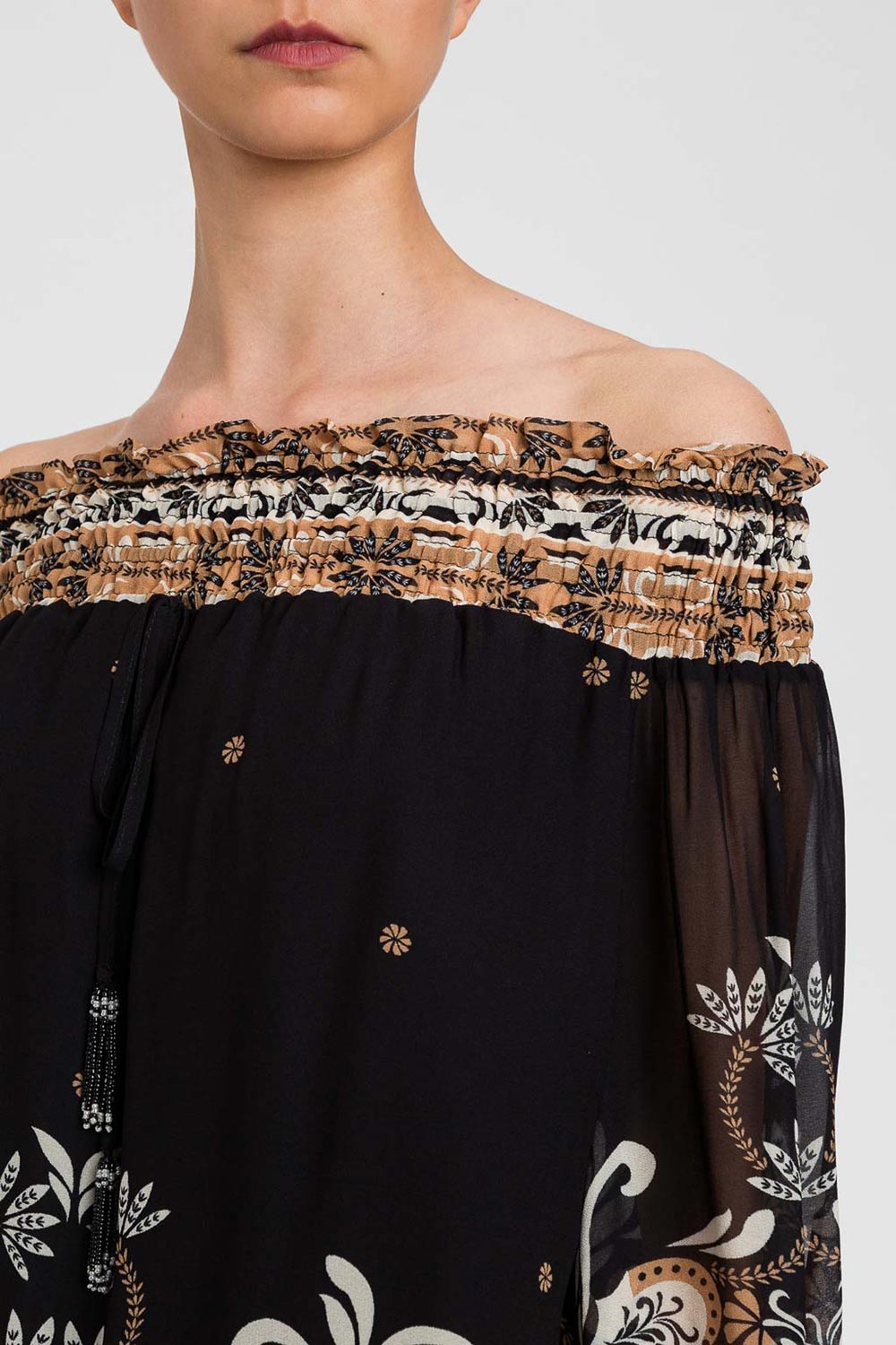 TwinSet - Blusa con nappine St. Folurad