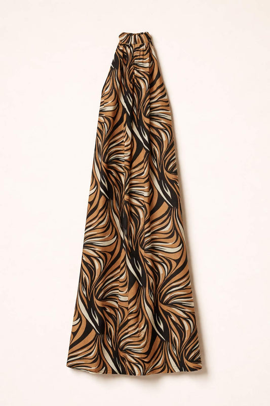 TwinSet - Abito Lungo Smanicato